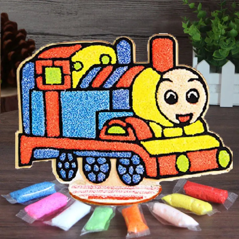 Wood Snowflake Clay Painting Mio Painting