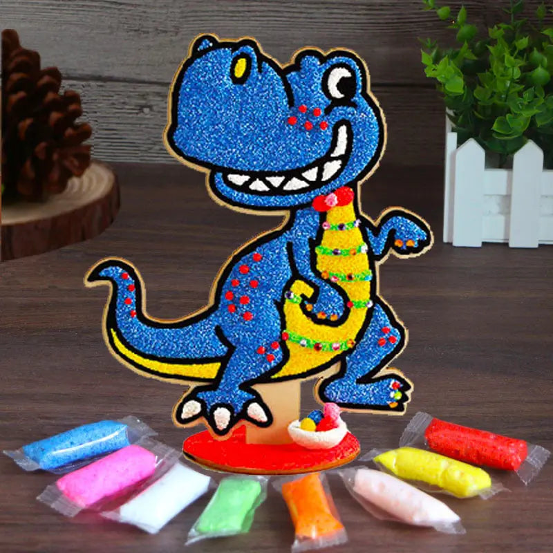 Wood Snowflake Clay Painting Mio Painting