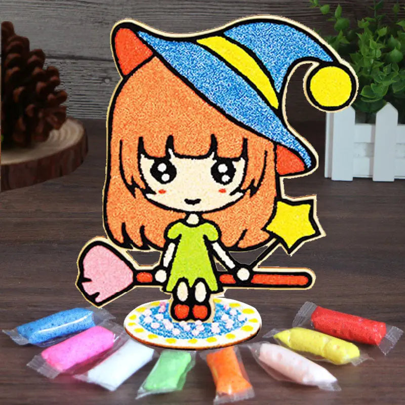 Wood Snowflake Clay Painting Mio Painting