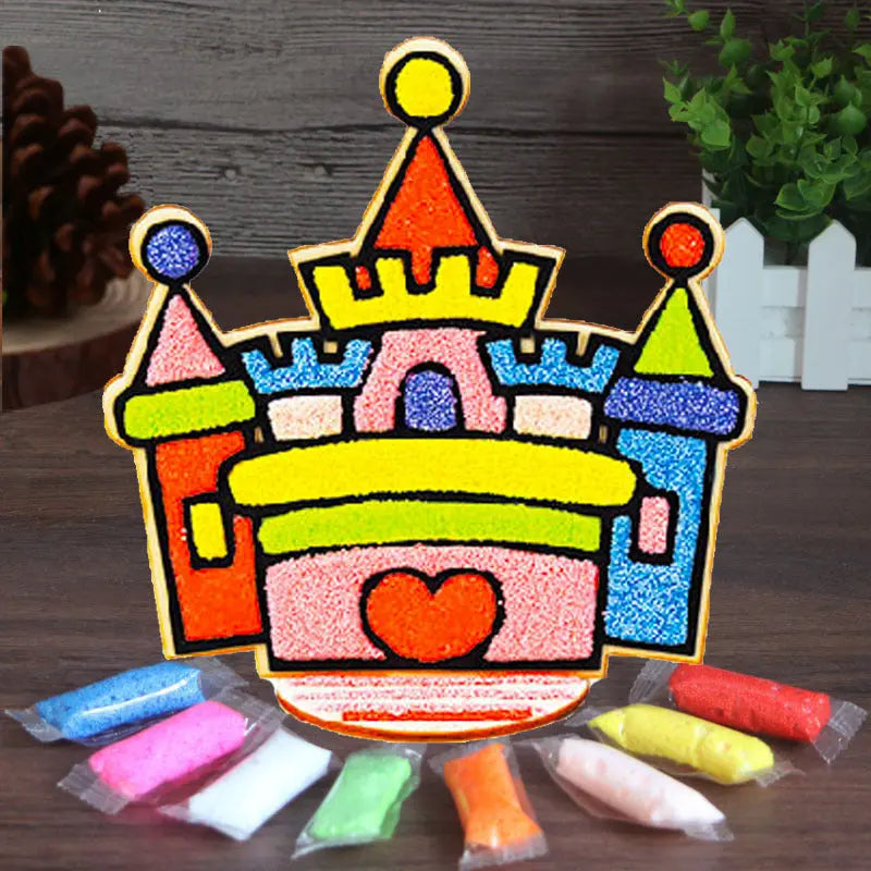 Wood Snowflake Clay Painting Mio Painting