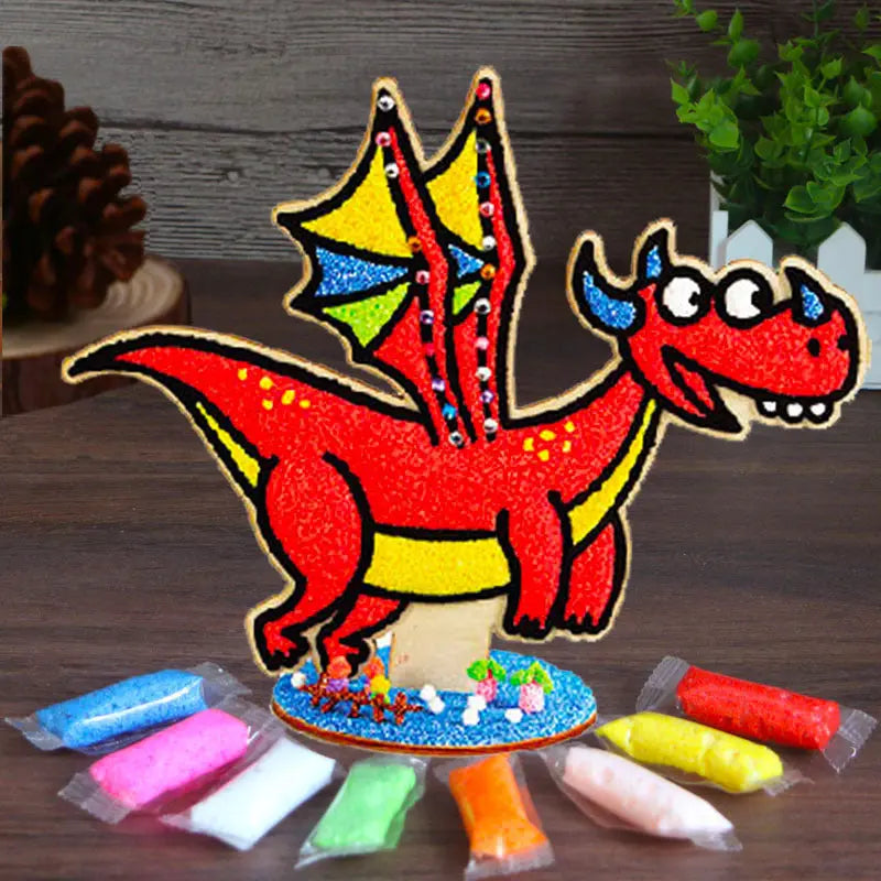 Wood Snowflake Clay Painting Mio Painting