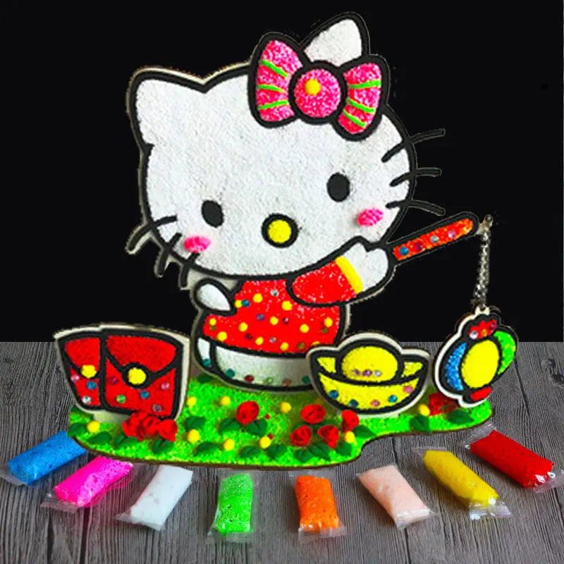 Wood Snowflake Clay Painting Mio Painting