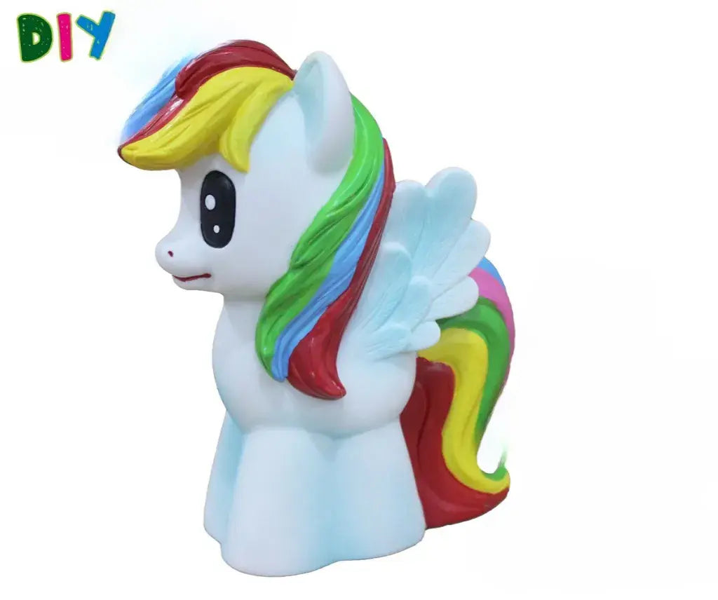 DIY Coloring, Soft Vinyl Figure White Mio Painting