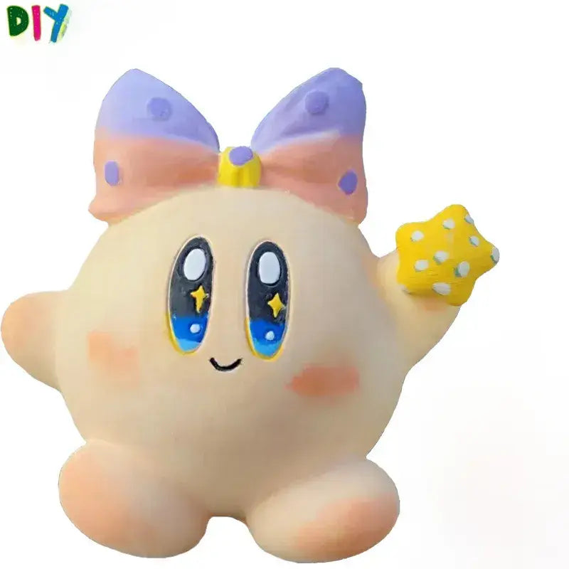 DIY Coloring, Soft Vinyl Figure White Mio Painting