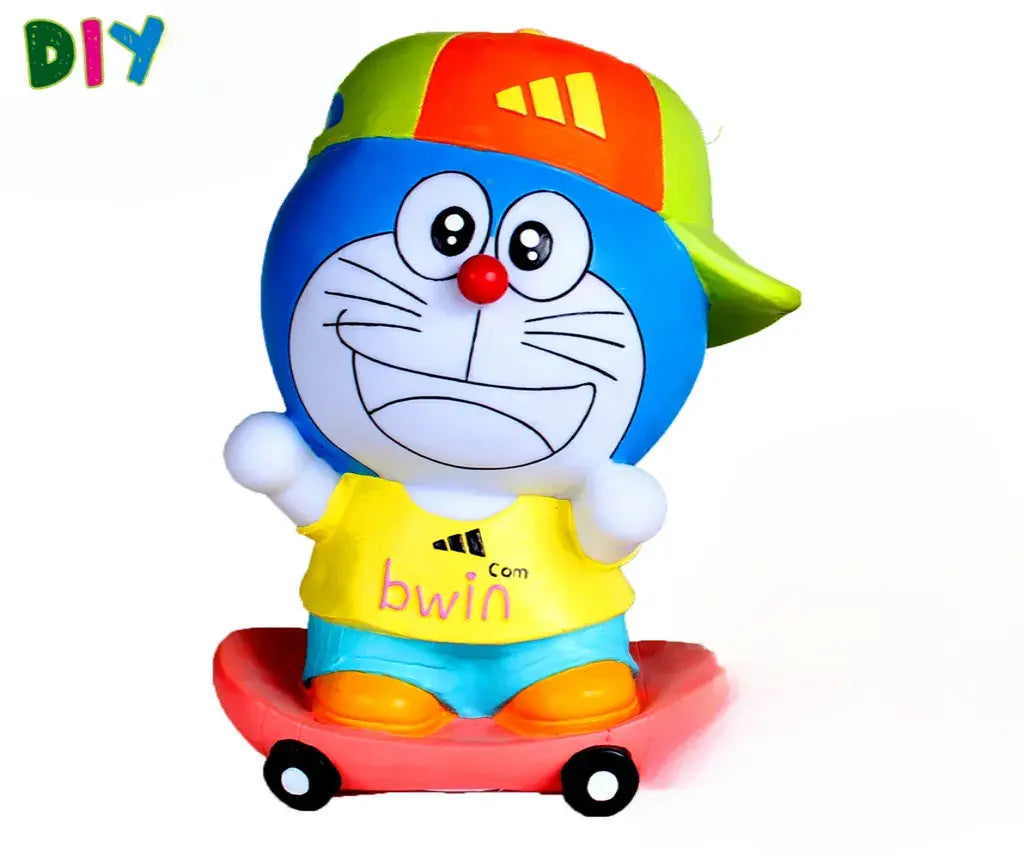 DIY Coloring, Soft Vinyl Figure White Mio Painting