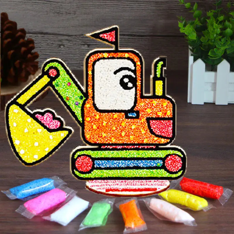 Wood Snowflake Clay Painting Mio Painting