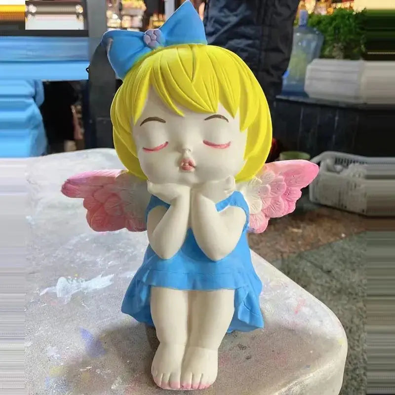 DIY Coloring, Soft Vinyl Figure White Mio Painting