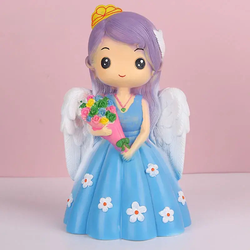 DIY Coloring, Soft Vinyl Figure White Mio Painting