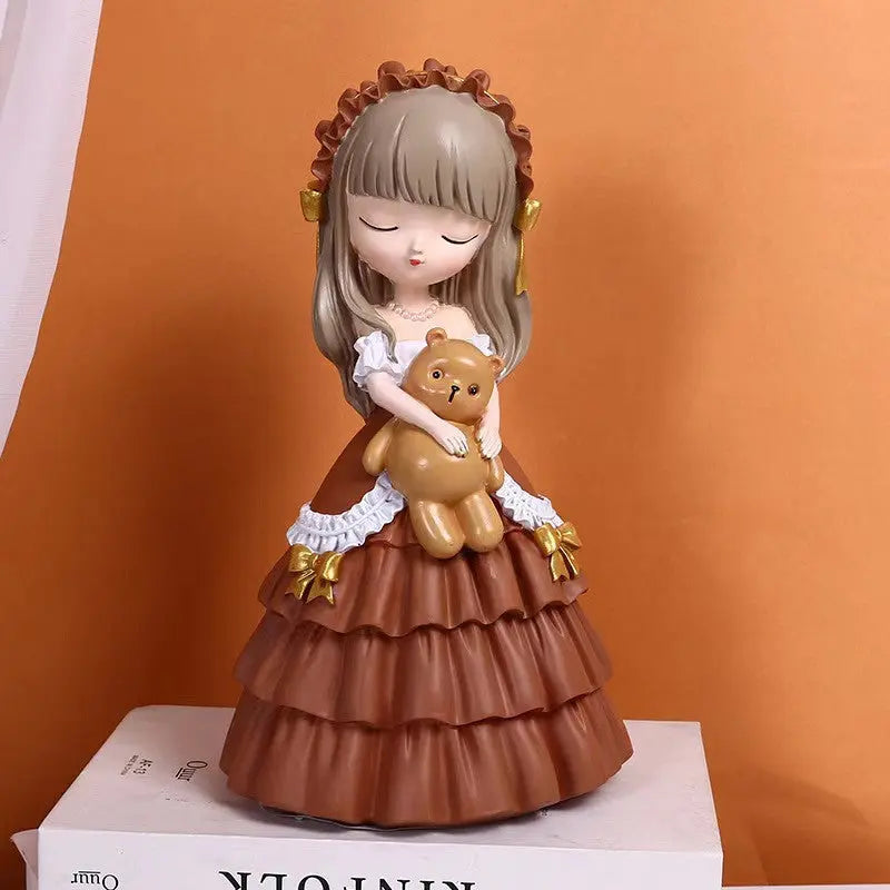 DIY Coloring, Soft Vinyl Figure White Mio Painting