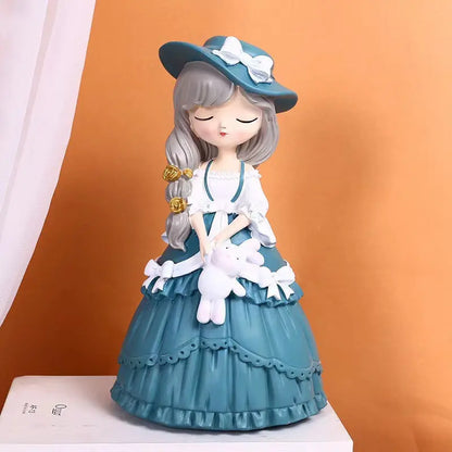 DIY Coloring, Soft Vinyl Figure White Mio Painting