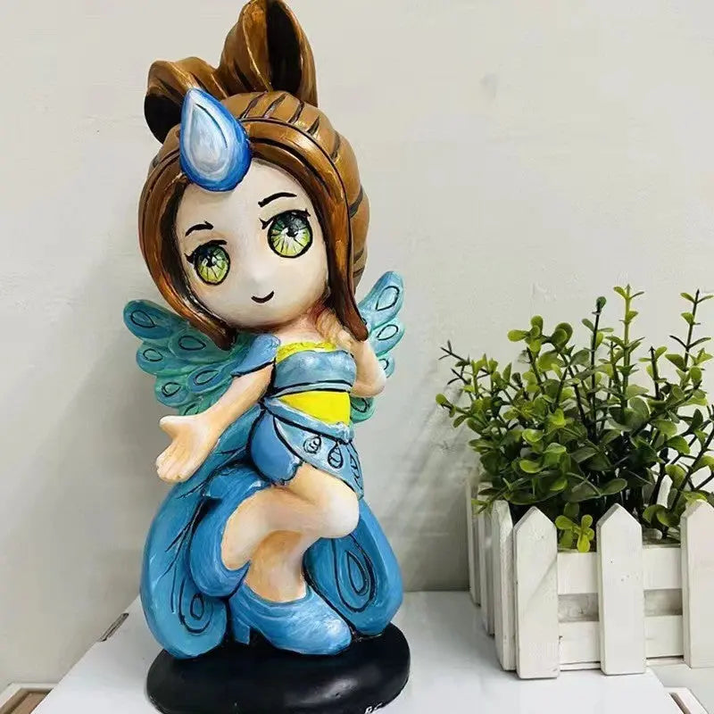 DIY Coloring, Soft Vinyl Figure White Mio Painting